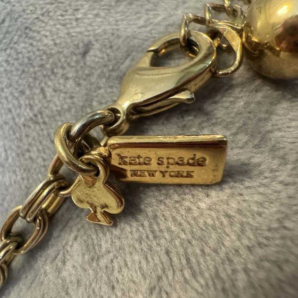 Collar Babero Kate Spade New York SWIRL AROUND Turquesa Azul Aqua Foto 4 de 4