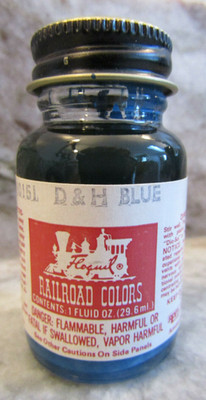 FLOQUIL RAILROAD COLORS MODEL PAINT 1oz 1 OUNCE - D & H BLUE