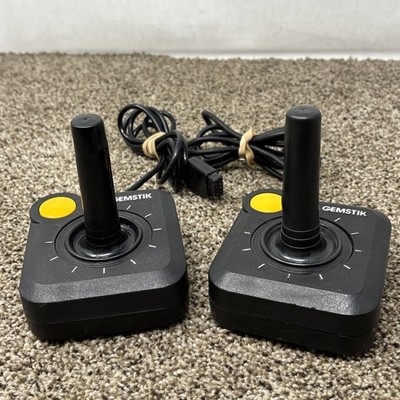 Atari 2600 Commodore 64 Vic Games Tele Games Gemstik Controller Joystick Pair