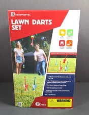 MD SPORTS LAWN DARTS SET  IN ORIGINAL BOX FUN FOR THE WHOLE FAMILY