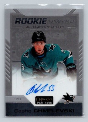 2020-21 O-Pee-Chee Platinum #R-SC - Sasha Chmelevski Rookie Auto