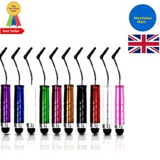 Capacitive Touchscreen Mini Stylus Pack - 10 Durable Colored Pens for All Users