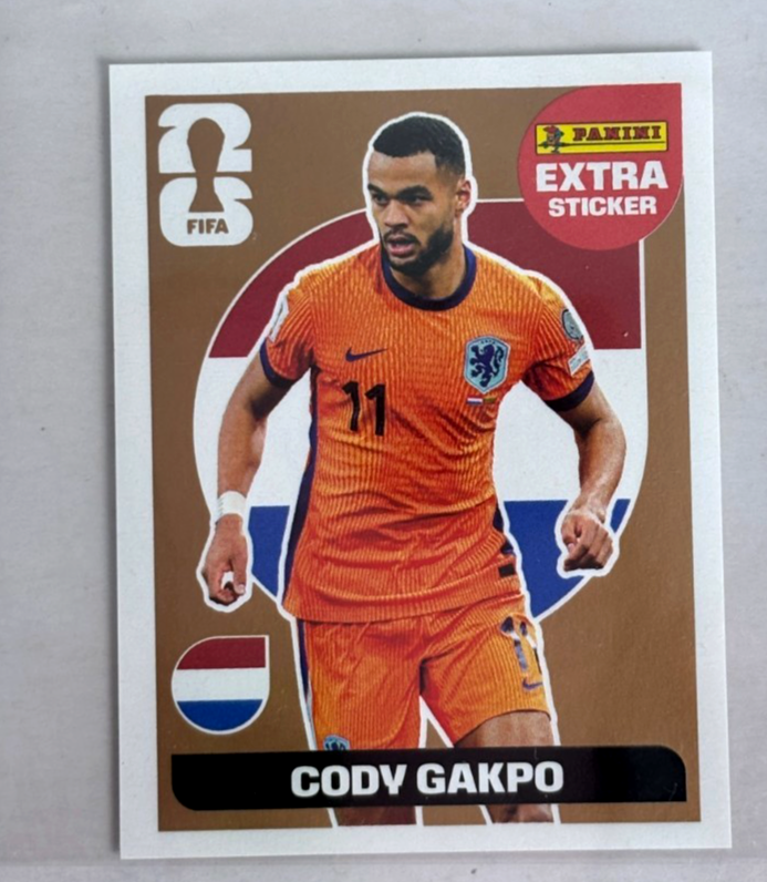 2026 FIFA WC USA 2026 Panini #09 CODY GAKPO Netherlands STICKER