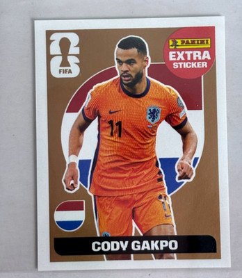 2026 FIFA WC USA 2026 Panini #09 CODY GAKPO Netherlands STICKER