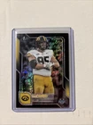 2025 Bowman Chrome University Football Black Shimmer Refractor Aaron Graves #45