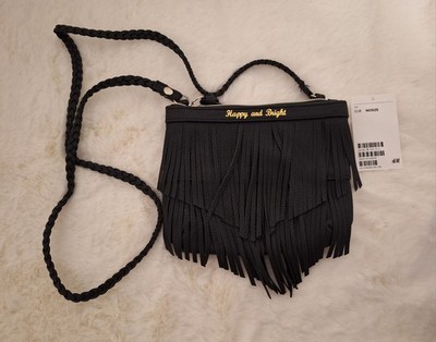Schultertasche mit Franzen Neu