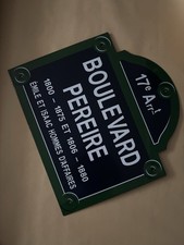 Ancienne plaque de rue