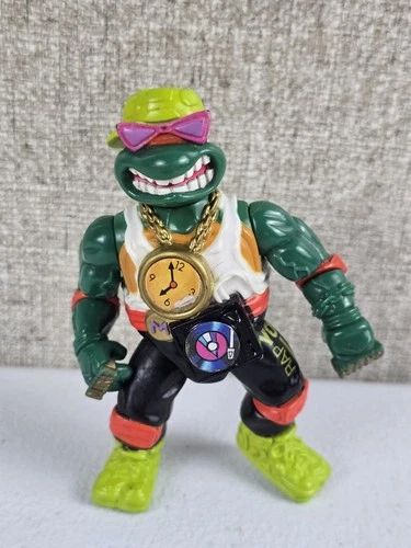 Vintage 1991 Rappin' Mike Teenage Mutant Ninja Turtle TMNT Figure Only