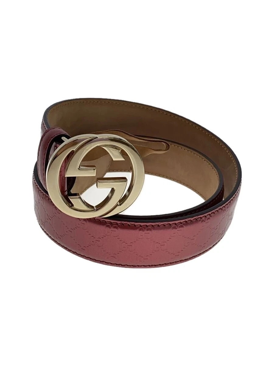 Ceinture GUCCI cuir PNK femme 114874 
