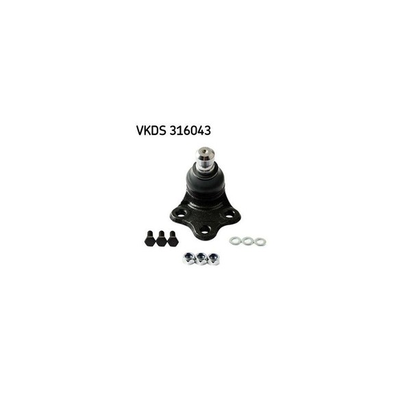 Trag-/FüHrungsgelenk SKF Vkds 316043 FüR Volvo, Vorderachse Beidseitig, Unten-image