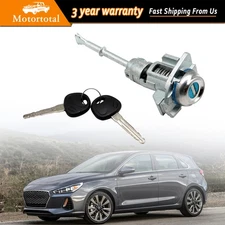 For 2017-2020 Elantra Front Driver Side Door Lock Cylinder W/ 2 Keys 81970-F0000