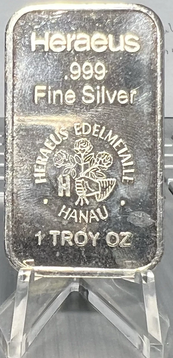 Heraeus Silver Bullion Bars & Rounds for sale | eBay