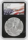2023 Silver Eagle NGC MS70 S$1 Early Release Philadelphia Minted No Reserve