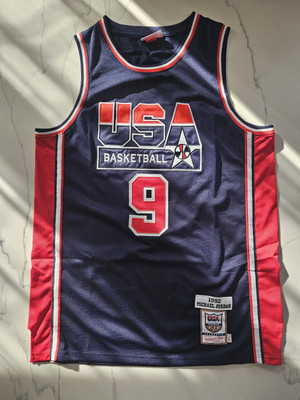 Michael Jordan #9 Navy Team USA Basketball 1992 Men's Player