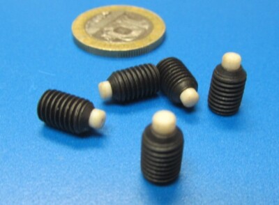 Mach3 Cnc Set Di 10 Viti In Acciaio Inox 18-8 Kmac - Misura 5/16-18 X 3/8, Punta In Nylon, Per Fissaggi Precisi Viti Per Copertura Ondulina