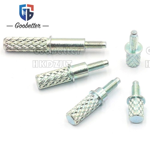 Tornillos de mano moleteados M5 x 13 mm / M5 x 15 mm Tornillos de máquina de vástago largo con paso - Imagen 2 de 7