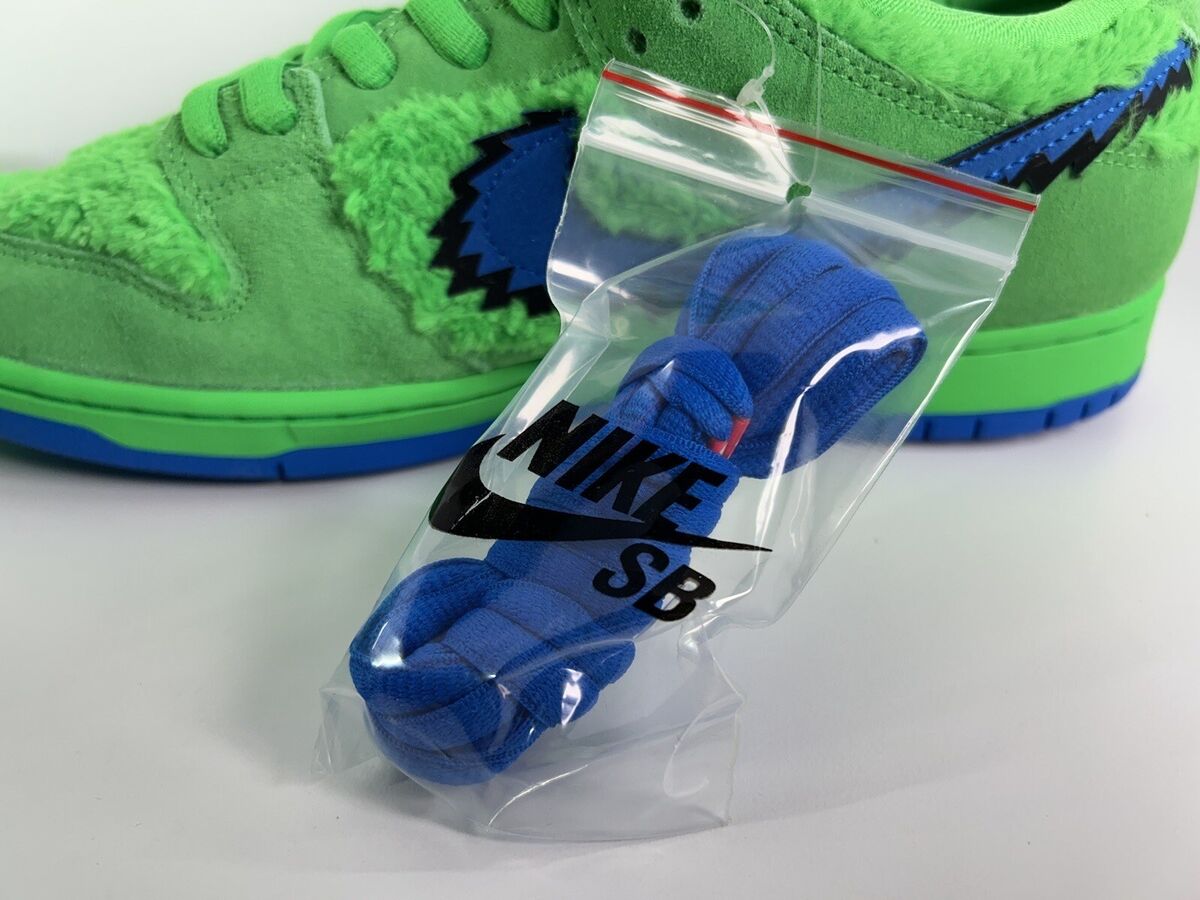 Nike SB Dunk Low Grateful Dead Bears Green Size 11.5 CJ5378 Nike SB Dunk Low Grateful Dead Bears Green Size 11.5 CJ5378