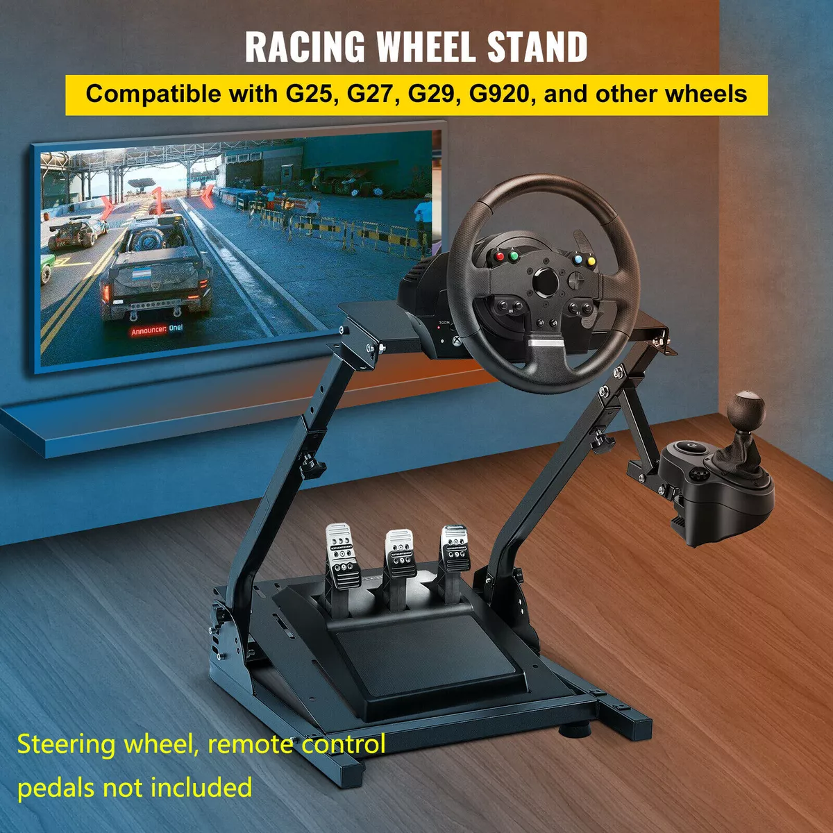 G29 Racing Steering Wheel Stand Simulator Cockpit for Logitech G920  Thrustmaster