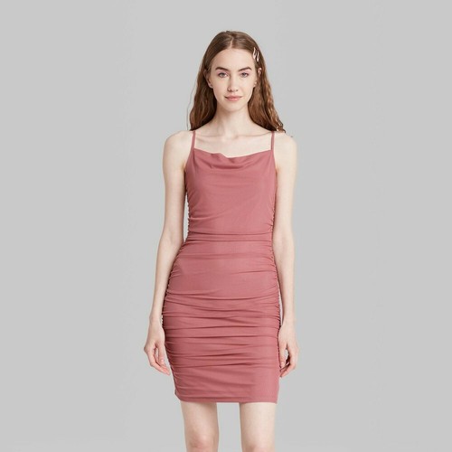 Women's dress Sleeveless Ruched Side 