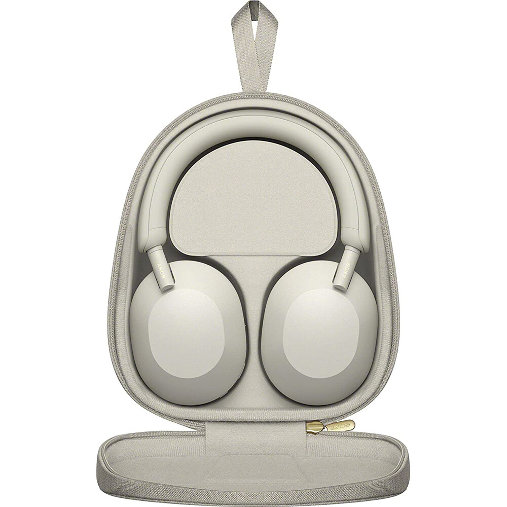 Sony WH-1000XM5 Wireless Industry Leading Noise Canceling Headphones, Silver