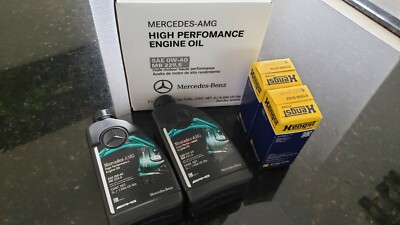 MERCEDES-AMG SAE 0W-40 SYN MB A/O FUCHS 8L MB229.5 + 2 FILTERS