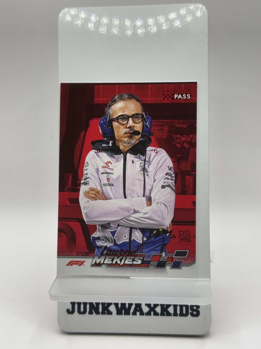 F1 Topps 2024 パドックパス ローラン・メキース 直筆サインカード 2024 Topps Paddock Pass Formula 1 #77 Laurent Merkies Red