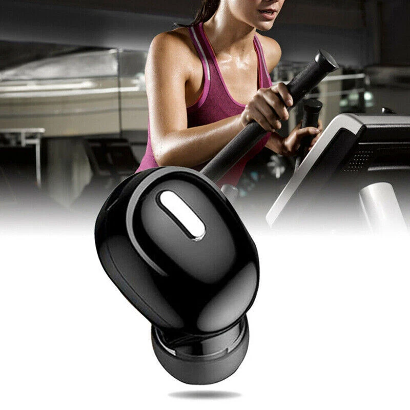 Earphones With Mic Sport Headset Mini Wireless Bluetooth Earbuds In-Ear Stereo - Image 3 of 4