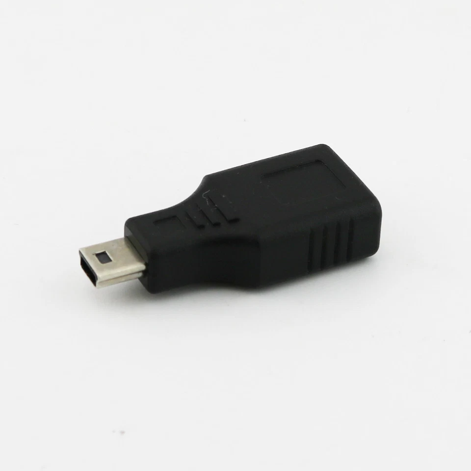 1pc USB 2.0 A Female To USB Mini 5 Pin Male Plug OTG Adapter Connector Converter - Image 2 of 4