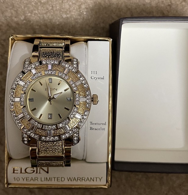 elgin watch crystal