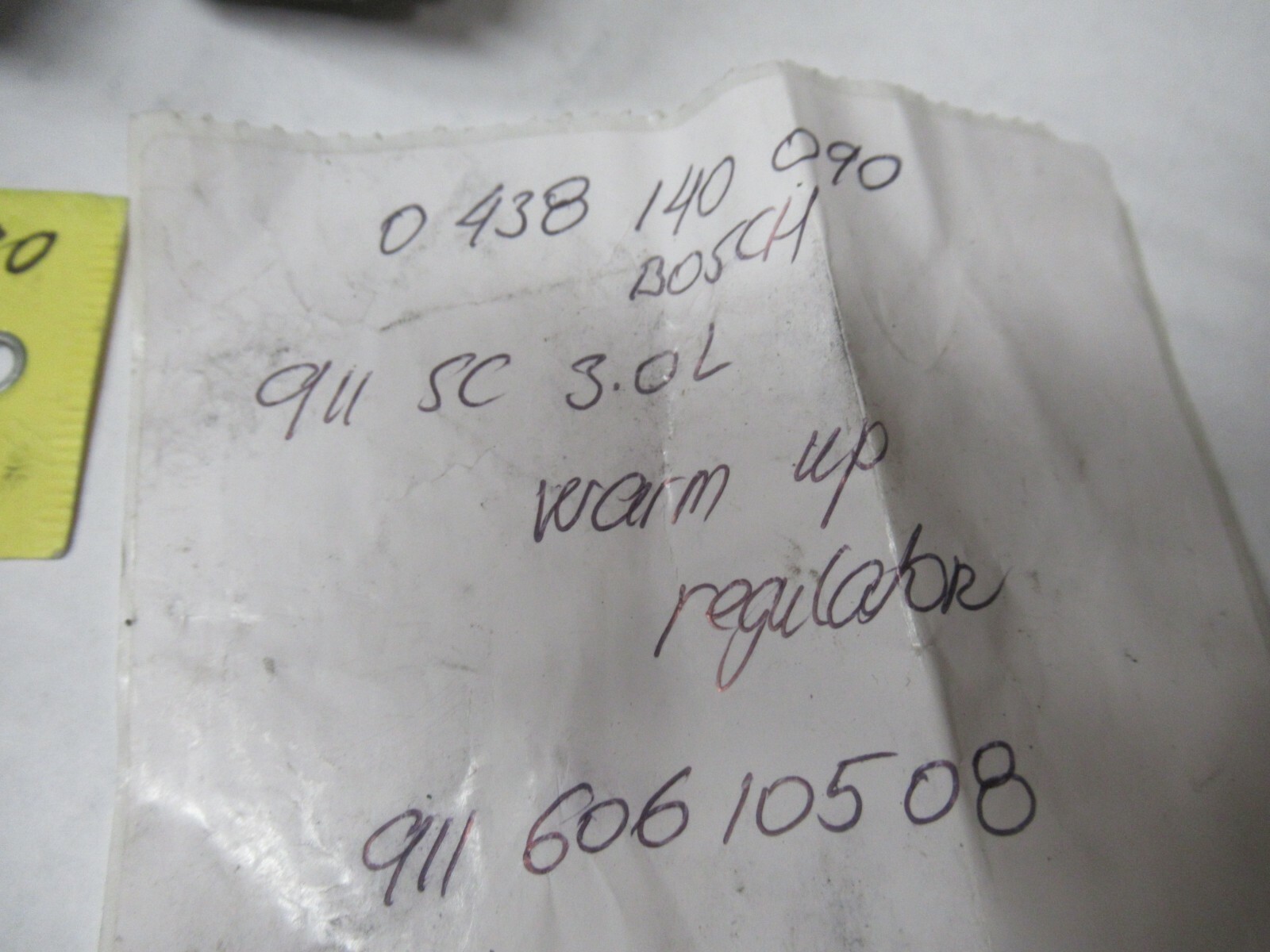 Porsche 911 SC 3.0L Warm Up Regulator BOSCH 0438140090 91160610508 eBay