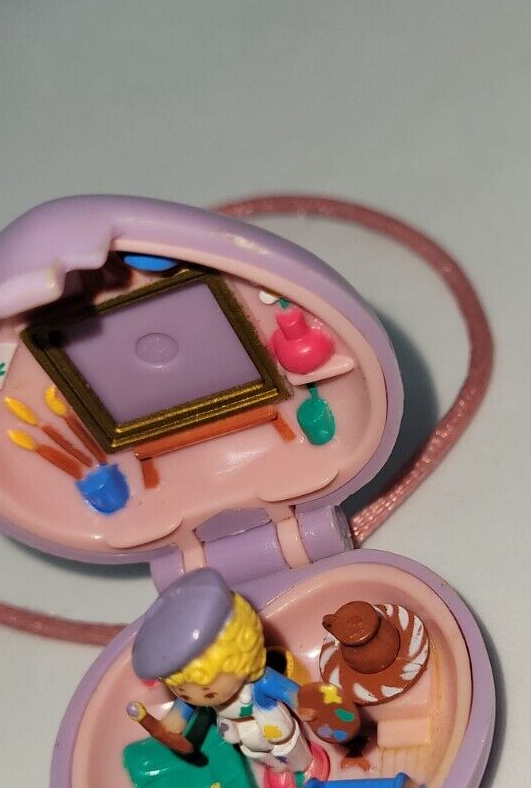 1991 POLLY POCKET Bluebird « Midge In Her Collier » neuf sur carte EUR