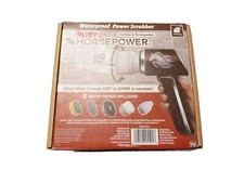 Handheld Cordless Rechargeable Spinning Power Scrubber  + 5 Pack Refill Scrubber