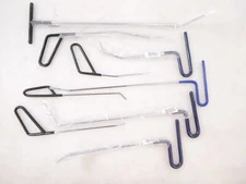 Super PDR 9-Piece Dent Removal Rods Paintless Repair Damage Remover See Desc