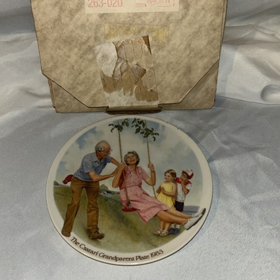 The Swinger Joseph Csatari Grandparent Collector Plate 1983 COA Vintage