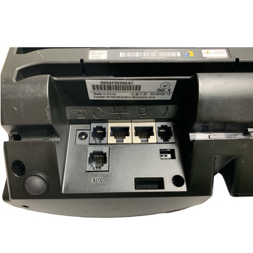 Polycom VVX 410 Business Phone 12-Line Gigabit VoIP PoE HD Voice w/ Stand - Picture 4 of 4