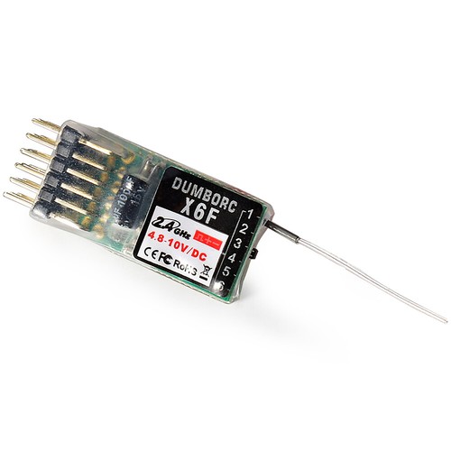 DUMBORC X6F 2.4G 6CH Radio Control System Receiver for Dumborc RC X6 Transmitter - Picture 5 of 12