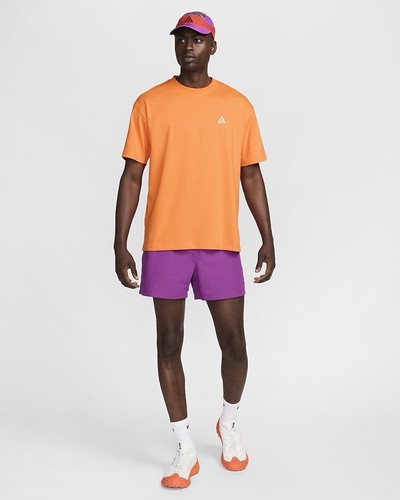 Pantaloncini da uomo Nike ACG Reservoir tessuto di capra Bold Berry viola rosa varie taglie - Foto 13 di 13