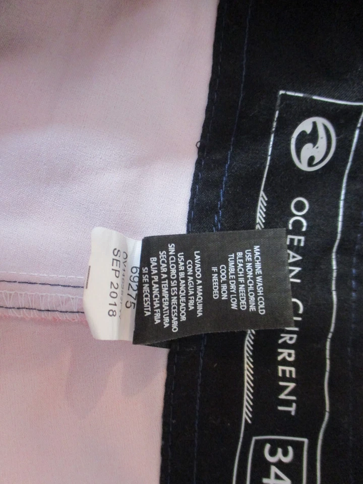 Ocean Current Board Shorts Size 34 Multicolor Side Pocket - Image 4 of 4