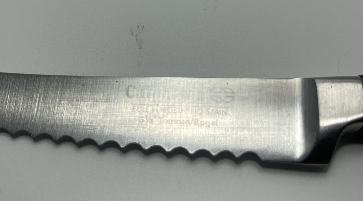 Calphalon No Stain 5 1/2 Inch Tomato Bagel Knife eBay