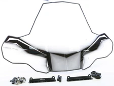 Powermadd Pro Tek ATV Windshield No Cut Out with Standard Mount 24571