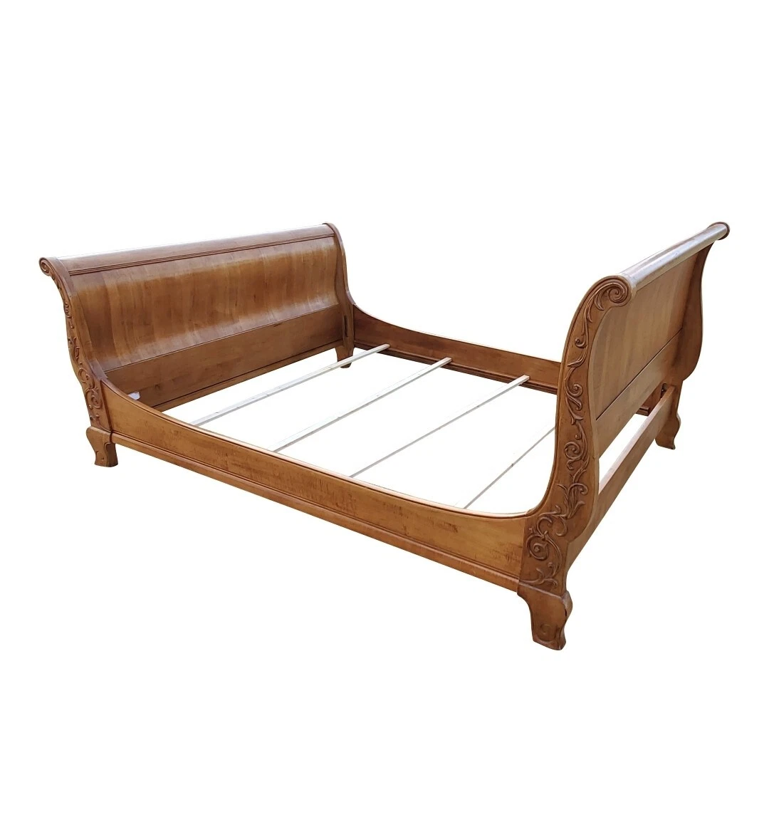 Ethan Allen Legacy King Size Bed 13 5640 Vintage Russet Finish 213