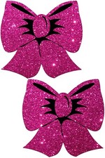 PASTEASE brand Pasties Glitter Bow Nipple Pasties, Buy 2 Get 1 Free