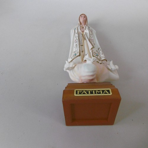 statue notre dame fatima en platre creux ou résine portugal - Imagen 10 de 10