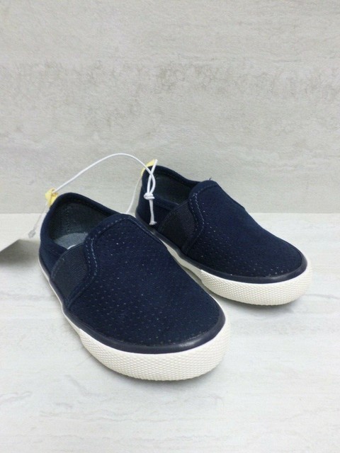 boys navy slip on shoes