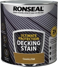 Ronseal 2.5L Ultimate Protection Decking Stain Rich Colour Extra Tough Paint