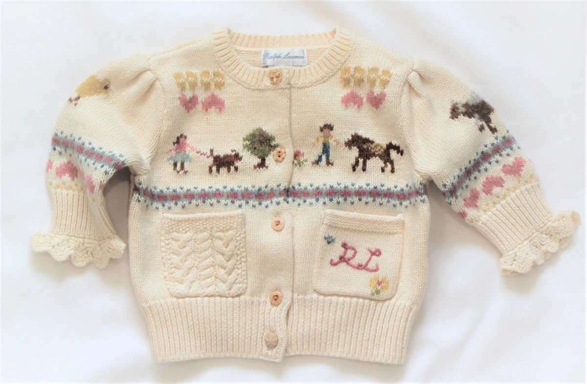Ralph lauren hotsell cardigan baby