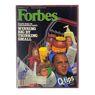 Forbes Magazine September 28, 1981 Ralph Ward of Chesebrough-Pond's