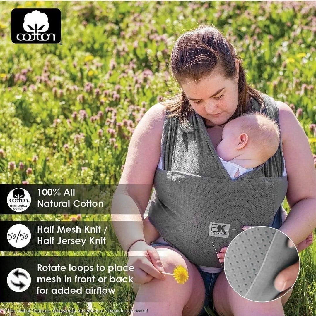 XS Baby K'tan Breeze Baby Wrap Carrier Infant Child Sling