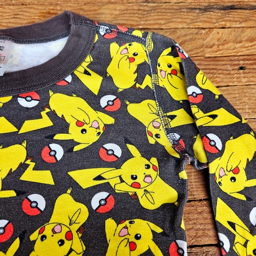 Hanna Andersson Kids Pokemon Long Sleeve Pajama Top Shirt US 8 Organic Cotton - Picture 4 of 24