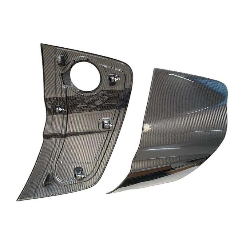 Hoja de guardabarros lateral de puerta exterior de fibra de carbono real para 08-15 Audi R8 Coupé V10 Foto 4 de 4